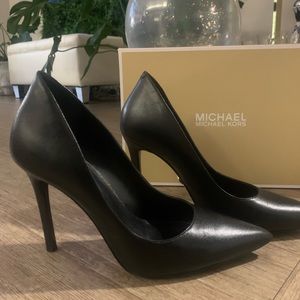 Michael Kors Keke Leather Stiletto